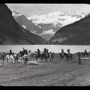 Cover image of Lake Louise photog. [photography] party mounting / 99