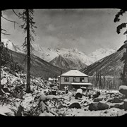 Cover image of Hotel & Hermit fr. [from] Glacier Trail. Snow. 9/20/95
