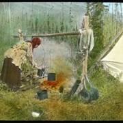 Cover image of [Mary Schaffer cooking over campfire]