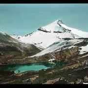 Cover image of [Unidentified lake and mountain]