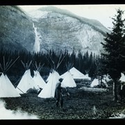 Cover image of [Camp near the foot of Takakkaw Falls]
