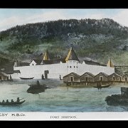 Cover image of Fort Simpson : courtesy H.B.Co. [Hudson's Bay Company] - [illustration]