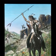 Cover image of [Fur trade illustration - Warrior on horseback]