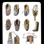 Cover image of [Illustration - First Nations moccasins & carry bags]