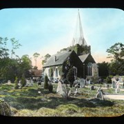 Cover image of [Unidentified church and cemetery]