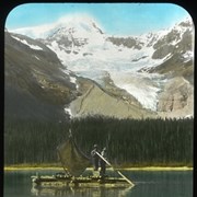 Cover image of Mt. [Mount] Unwin from Camp [Maligne Lake]