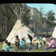 Cover image of Banff Indian Days [Stoney Nakoda camp at foot of Cascade Mountain]