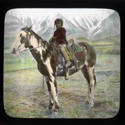 Cover image of [Unidentified child on horseback]