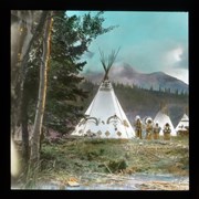 Cover image of Group of unidentified Indigenous people in Banff National Park