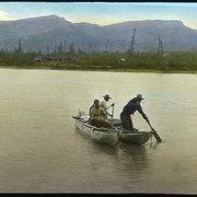 Cover image of [Crossing the Athabasca (in a canoe)]