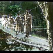 Cover image of 
[Military men on bridge]