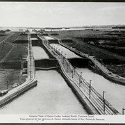 Cover image of General View of Gatun Locks, looking South, Panama Canal