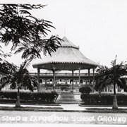 Cover image of Band Stand in Exposition School Ground Panama [Bandstand]