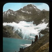 Cover image of Lake MacArthur [McArthur], near Lake Louise, an alpine lake far above timber line.  Covered with ice, save for a very short time in summer.