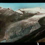 Cover image of Looking down on the tongue of the Great Glacier at Glacier, British Columbia