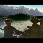 Cover image of Rafting on Lake Maligne [Maligne Lake]