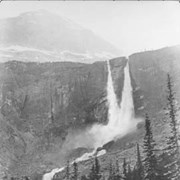 Cover image of Twin Falls, near Field B.C. / On Line of Canadian Pacific Railway. 18-118
