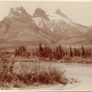 Cover image of Three Sisters, Canmore Alba / On Line of Canadian Pacific Railway. 16-22