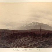 Cover image of Peak Mt. from road to Devil's Lake, Banff