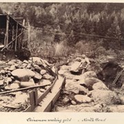 Cover image of Chinaman washing gold, North Bend