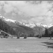 Cover image of Rogers Pass and Hermit Range, from Glacier House, Selkirk Mts. B.C.