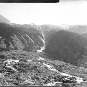 Cover image of Glacier. Cascades above Great Glacier (No.117). 7/17/94