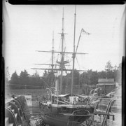 Cover image of CPR (No.119). Esquimalt, BC. H.M.S. Hyacinth in great dry dock, 7/25/94