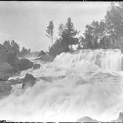 Cover image of Falls at Chicoutami, Saguenay River Canada (No.48) 8/31/95