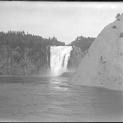 Cover image of Falls of Montmorency. Taken from train (No.66) 9/3/95