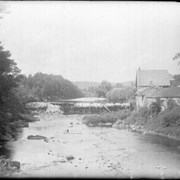 Cover image of Looking up the Ottopechee River from near Woodstock, Vermont. 8/21/96