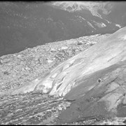 Cover image of Glacier. Snout of Illecillewaet Glacier from west moraine. 8/17/98