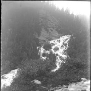 Cover image of Glacier. Bear Creek Falls. 8/20/98