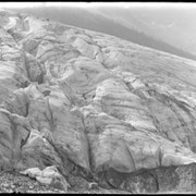 Cover image of Glacier. Crevasses in Asulkan Glacier from east moraine. 8/23/98