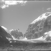 Cover image of The Mitre from Victoria Glacier, Lake Louise (No.4) 7/26/99
