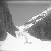 Cover image of Abbott Pass from Victoria Glacier. Lake Louise (No.6) 7/26/99