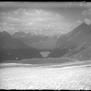 Cover image of Across Lake Louise to Mt. Balfour from Victoria Glacier, Lake Louise (No.8) 7/26/99
