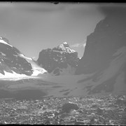 Cover image of The Mitre, from Victoria Glacier, Lake Louise (No.12) 7/26/99