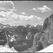 Cover image of West from Abbot Pass pan (No.27) : [pan 1 of 4]
