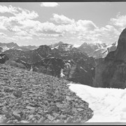 Cover image of West from Abbot Pass, pan (No.38) : [pan 2 of 2]
