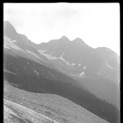 Cover image of Asulkan Glacier, pan No.1,2,7,4,6,5, 1910 (No.20) : [pan 4 of 6]