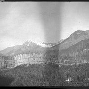 Cover image of Mountains surrounding the upper Kicking Horse Pass from Hector