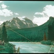 Cover image of Mt. Temple from mouth of the Pipestone, Laggan Alberta, 1900