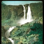 Cover image of Twin Falls, Yoho Valley near Field, B. C. 1901