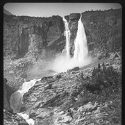 Cover image of Twin Falls, Yoho Valley, Field B. C. 1901 / Vaux