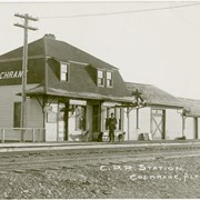 Cover image of C.P.R. Station. Cochrane, Alta.