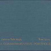 Cover image of Catharine Robb Whyte ; Peter Whyte : a commemorative portfolio