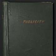 Cover image of Publicity Scrapbook