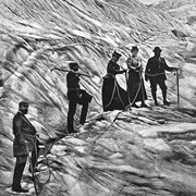 Cover image of Old Swiss Guides ascending the Illecillewaet Glacier, B.C.