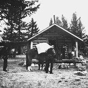 Cover image of Soapy Smith at his ranch [Rafter Six Guest Ranch]