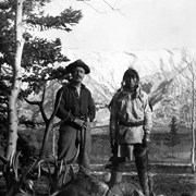 Cover image of Morley Beaver (right), Tom Wilson (left) at Kooteney Plains